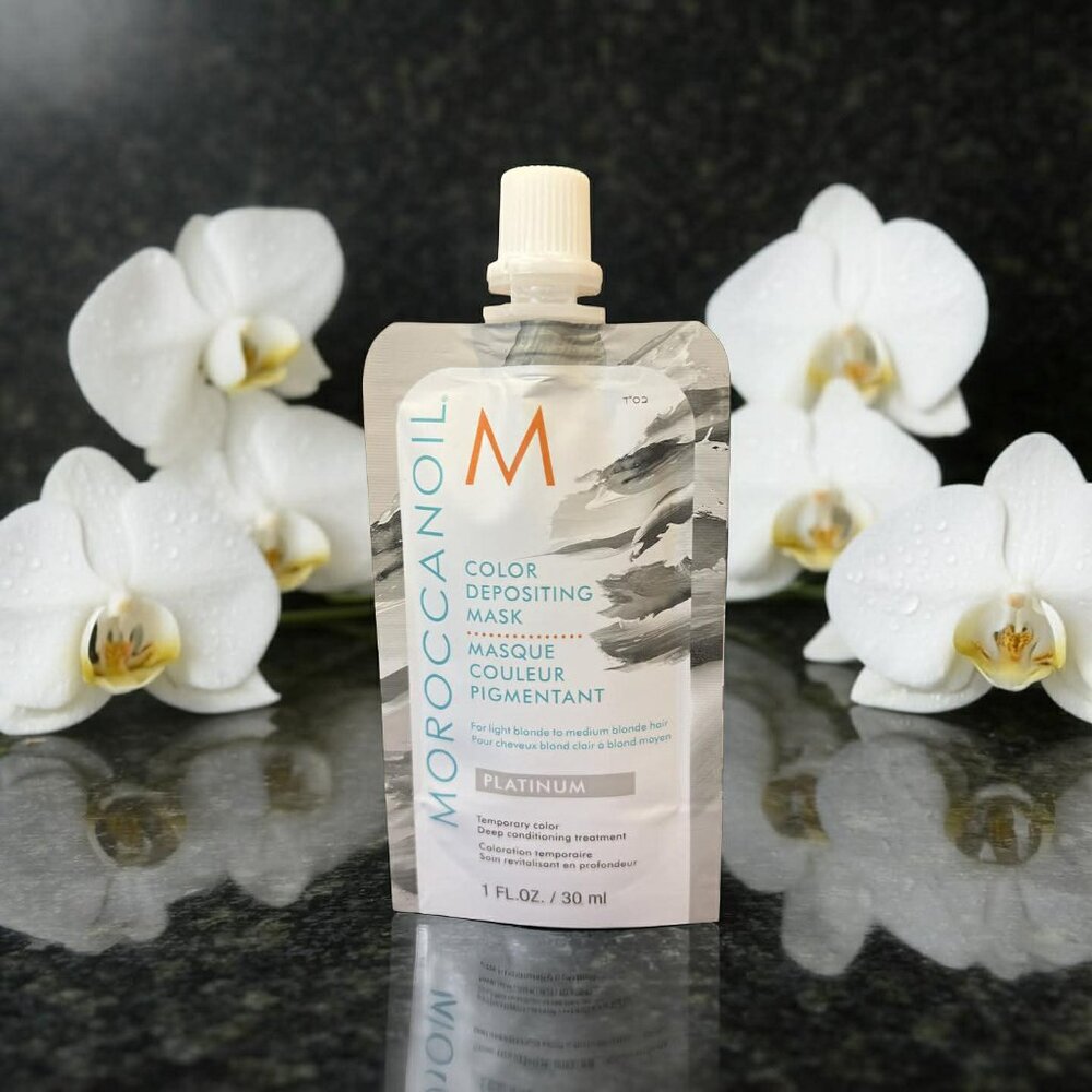 Moroccanoil Color Depositing Mask 1 oz Platinum